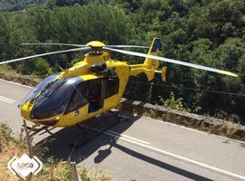 Fallece un motorista en Quirós en circunstancias que se desconocen