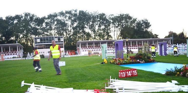 CSIO Gijón: Caballos y jinetes, preparados en Las Mestas