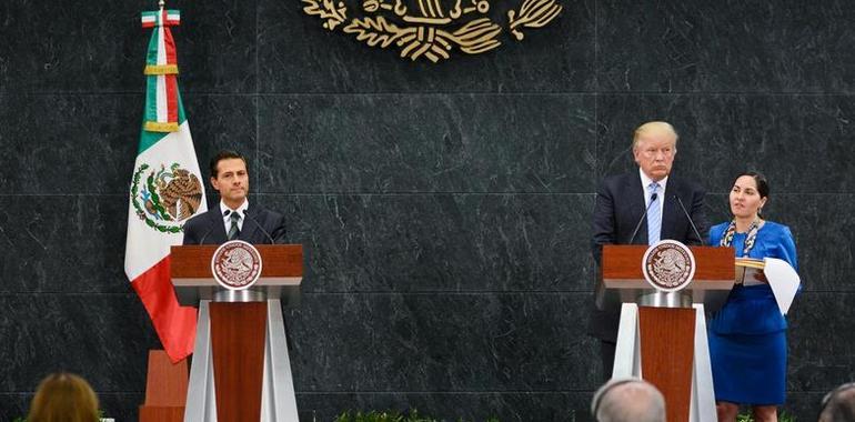 Peña Nieto exige a Trump respeto a los mexicanos en EEUU