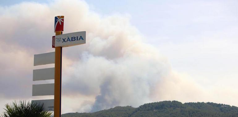 El incendio de Jávea es un hecho dramático y un acto de terrorismo medioambiental