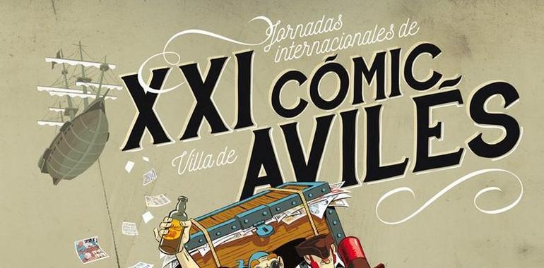 George Pérez, Chloé Cruchaudet y Bryan Talbot con el Cómic en Avilés