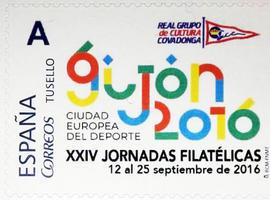 Las XXIV Jornadas Filatélicas de Asturias se dedican a Gijón, ciudad europea del Deporte