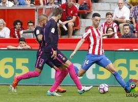 Un Sporting luchador no pudo evitar el 0-5 frente al Barça