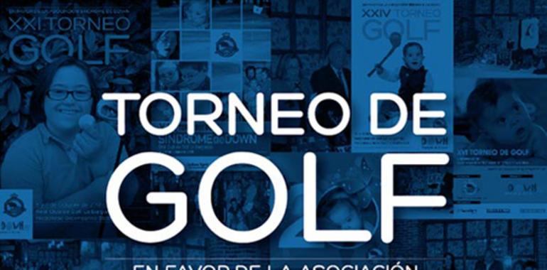 XXV Torneo de Golf Síndrome de Down, en el club de La Barganiza