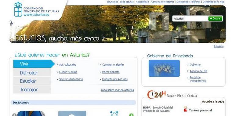 El Principado tiene 1.200 servicios públicos que se tramitan on line