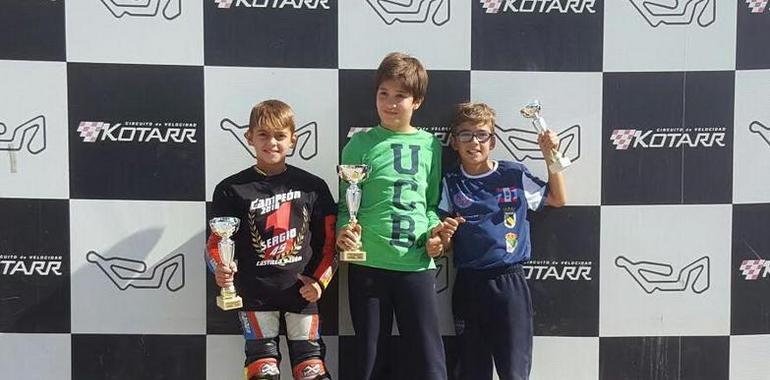 Dylan Robles, podium en el Campeonato Supermotard 65 cc de Castilla y León