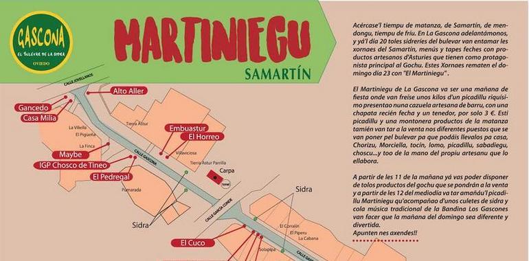 Primera feria de embutidos asturianos en La Gascona de Oviedo