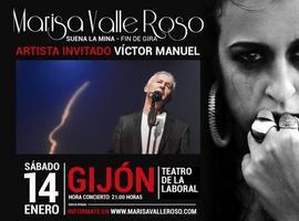 Víctor Manuel confirmado en el fin de gira de Marisa Valle Roso