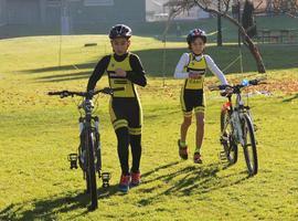 Casi 200 participantes en el Duatlón Cross de Navidad en Lugones