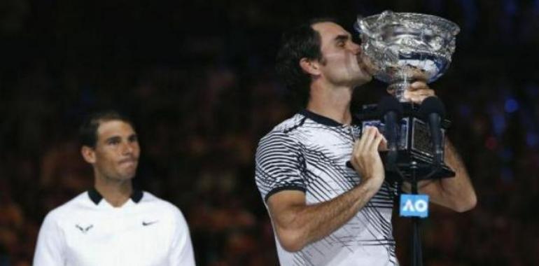 Federer derrota a Nadal en el Abierto de Australia y anota su 18º Grand Slam  