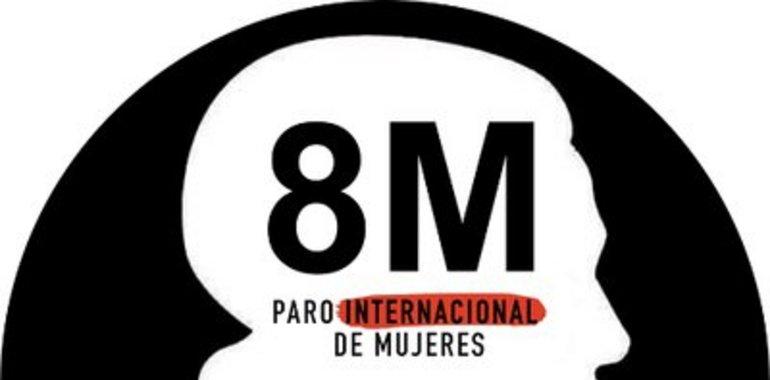 Ayuntamientos y Parlamento de Asturias por la huelga mundial de mujeres