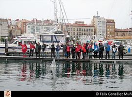 Accidentado Trofeo de vela de Radiocontrol bajo la lluvia