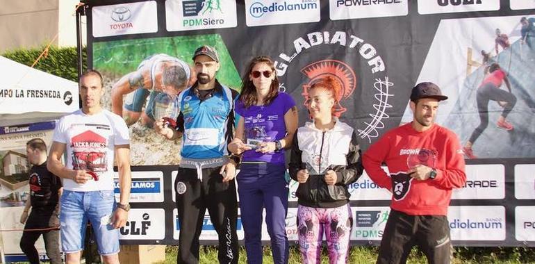 Ricardo Melendi y Elisabeth Gallego  vencen en la Gladiator Race Asturias