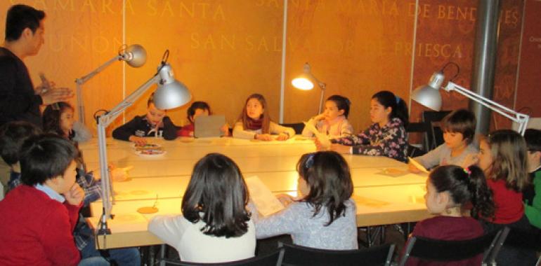 Seis siglos de Arte Prerrománico en una caja, nuevo taller infantil en el Centro del Prerrománico de Oviedo