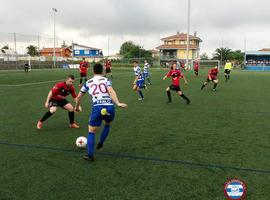 Avilés Stadium gana el derbi frente al Miranda