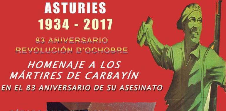 Homenaje en Carbayín Alto a los mártires de la Revolución del 34