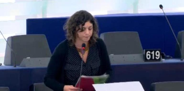 Tania González recuerda en Estrasburgo a los trabajadores de AZSA intoxicados por mercurio