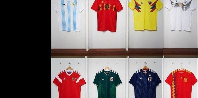 Ocho camisetas para la Copa Rusia