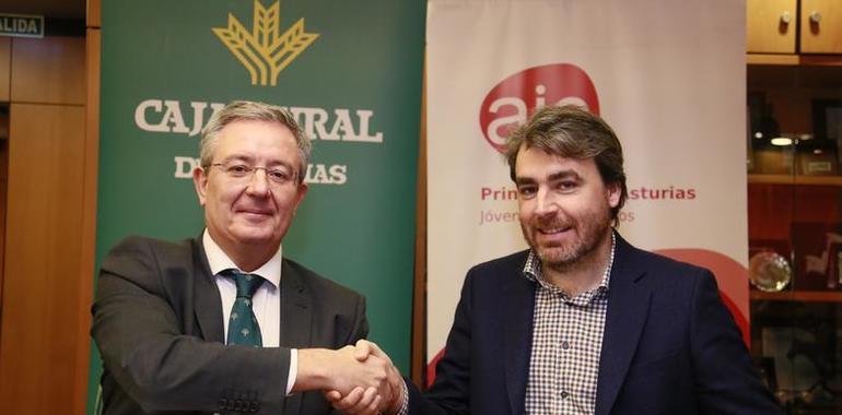 Caja Rural de Asturias renueva su compromiso con la asociación AJE