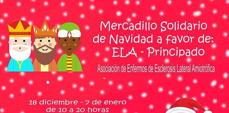 El Mercadillo Solidario a favor del ELA abre el lunes 18D