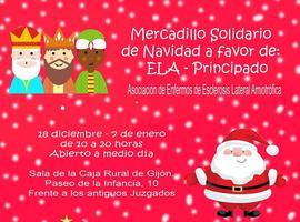 El Mercadillo Solidario a favor del ELA abre el lunes 18D