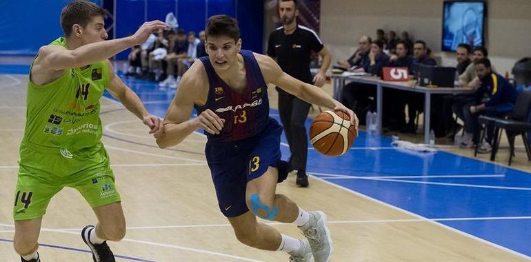 Victoria el U.F. Baloncesto Oviedo sobre el F.C. Barcelona Lassa B