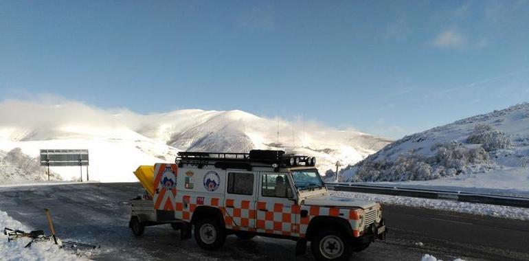 8 puertos de montaña requieren cadenas en Asturias