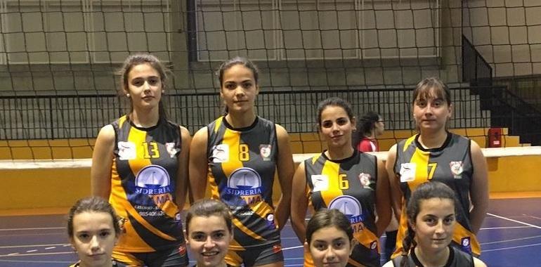 El  Juvenil Femenino de AD Playas de Llanes en la Copa España de Voleibol 