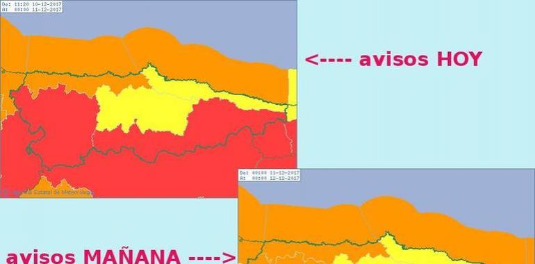 Asturias: 6 puertos de montaña con cadenas al inicio del viernes