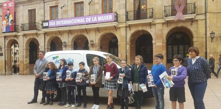 Oviedo y Aqualia entregan los premios del XV Concurso Internacional de Dibujo Infantil