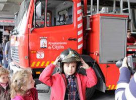 Jornada de puertas abiertas en el Parque de Bomberos de Gijón