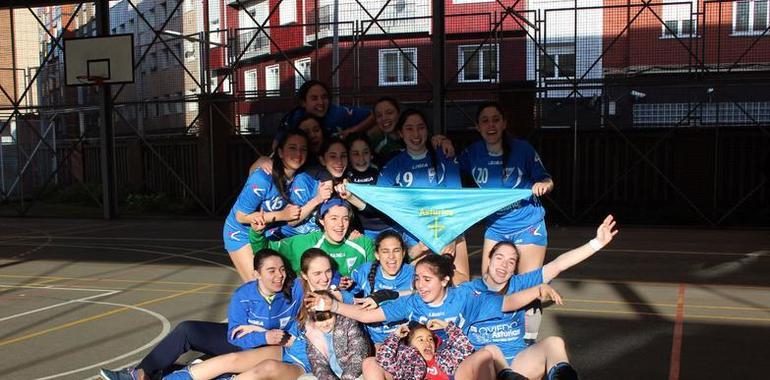 Las categorías inferiores del Oviedo Balonmano Femenino se proclaman campeonas