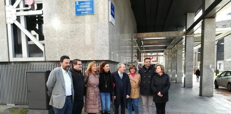 Federico García Lorca estrena calle en Oviedo