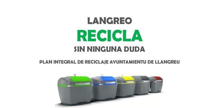 Langreo renueva los contenedores de basuras del concejo para mejorar el reciclaje