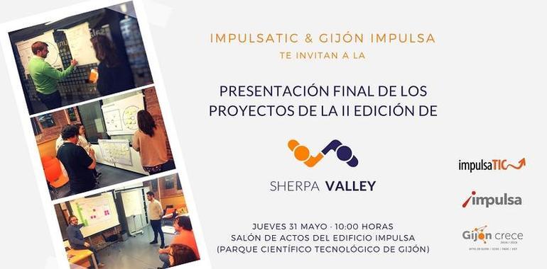 Presentación en Gijón de las 12 empresas de la aceledadora Sherpa Valley