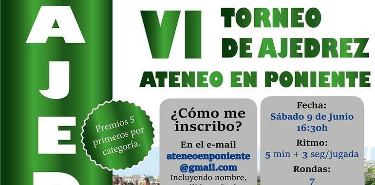 Gijón: VI Torneo de Ajedrez Ateneo en Poniente