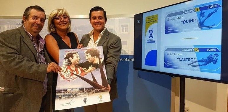 Peñas Sportinguistas en Avilés: Homenaje a los hermanos Castro