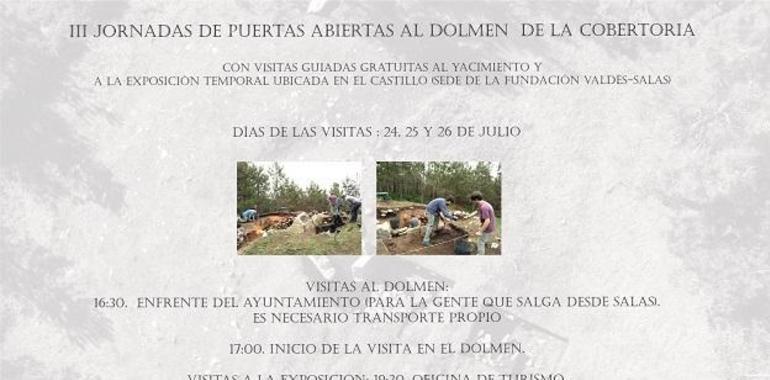 Jornadas de Puertas Abiertas en el Dolmen de la Cobertoria, en Salas