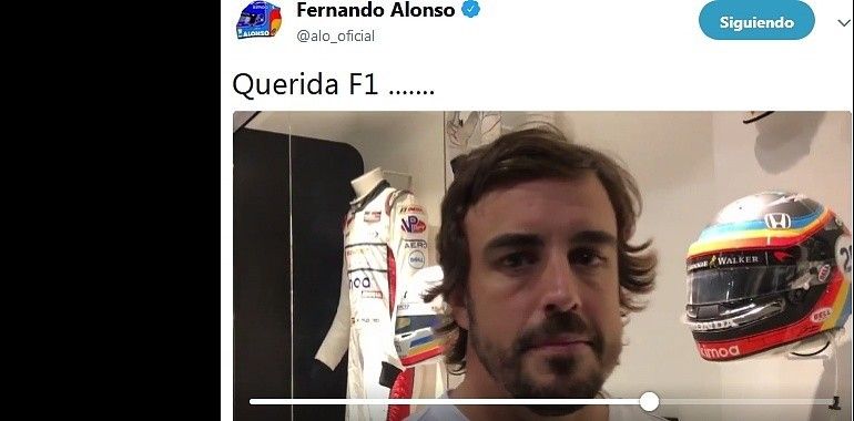 Fernando Alonso dice 