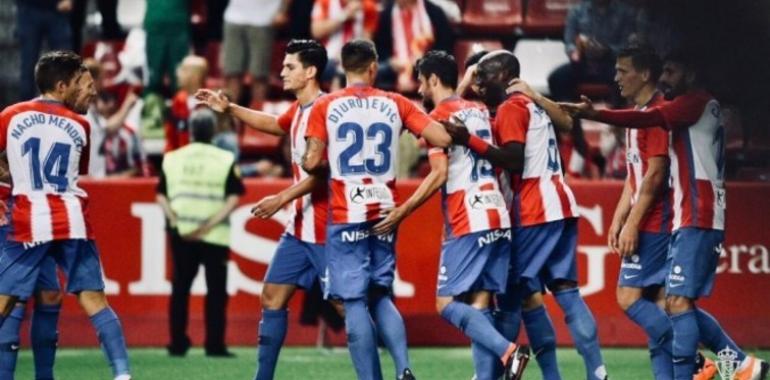 El Sporting empató con el Numancia (1-1) en El Molinón