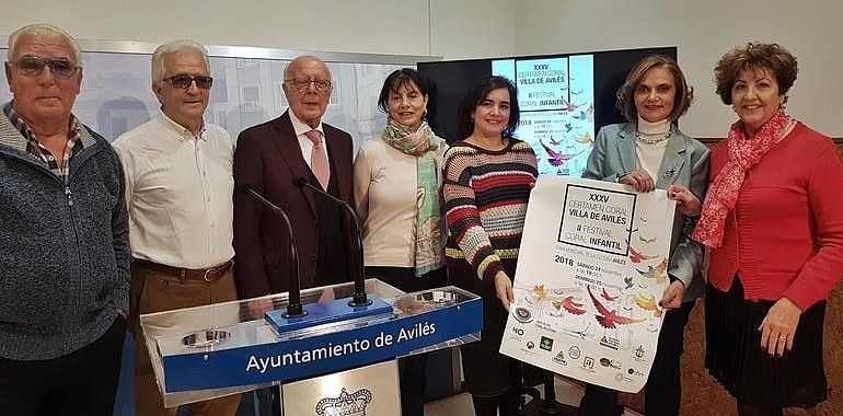 Cinco agrupaciones de Asturias, Galicia y Cataluña compiten en el Certamen Coral Villa de Avilés