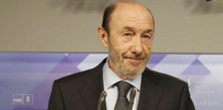 Rubalcaba sobre el comunicado de ETA: "Ha ganado la Democracia y han ganado las instituciones"