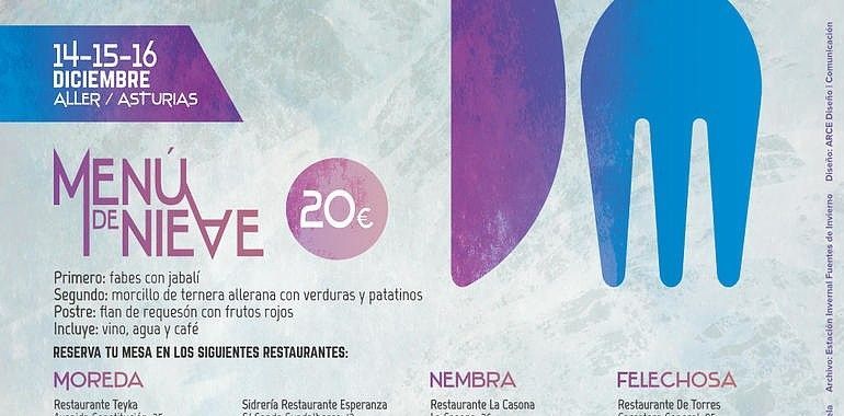 El Menú de Nieve, un aliciente más para visitar la feria Nevaria