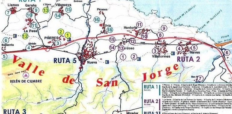 Ruta de los Belenes por el llanisco Valle de San Jorge