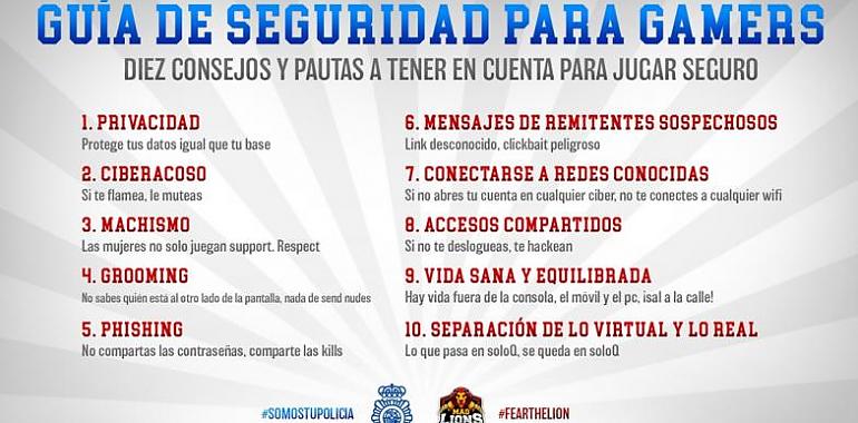 Policía Nacional y MAD Lions E.C. crean primera guía de seguridad para gamers