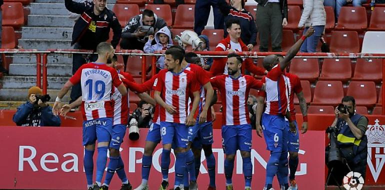 El Sporting empata (1-1) con el Elche en El Molinón