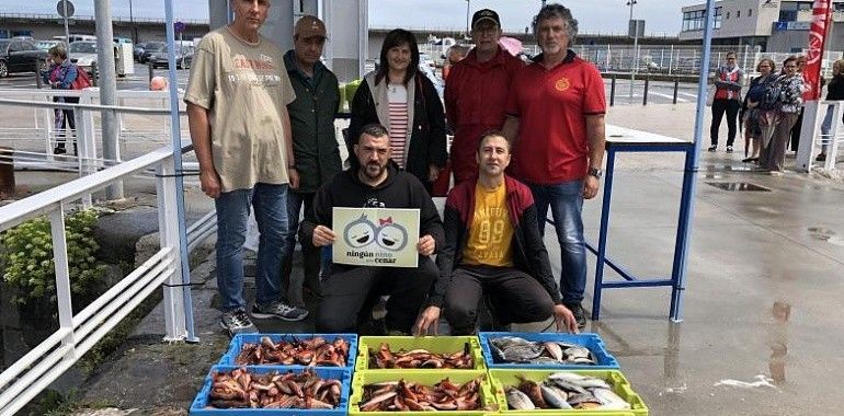 Pescata solidaria en Candás para 