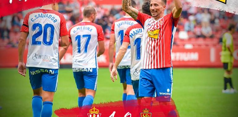 Sporting Gijon 4 – 0 Zaragoza: Dominio absoluto del local en aplastante victoria