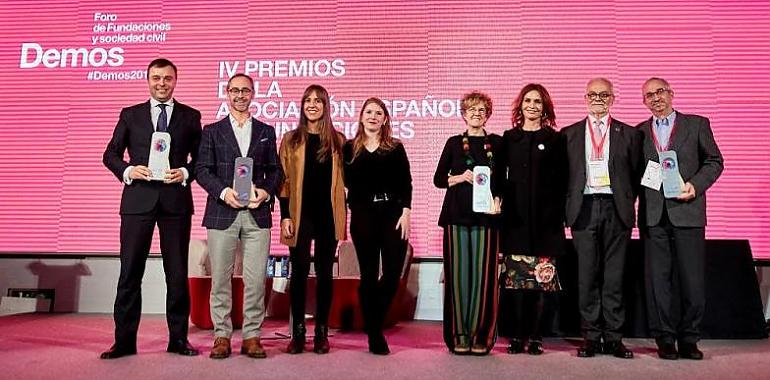 La Fundación Alimerka recibe el Premio de la Asociación Española de Fundaciones en Madrid