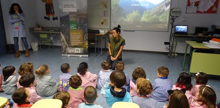 La Red Natura 2000 y el oso en las escuelas de Caso, Ponga, Aller y Onís